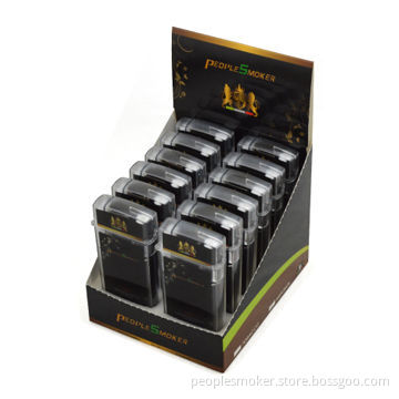 Disposable e-cigarette with PVC box package